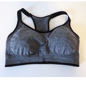 NWOT Nanette Lepore Plus Size 2X Sports Bra Adjustable Straps Removable Padding